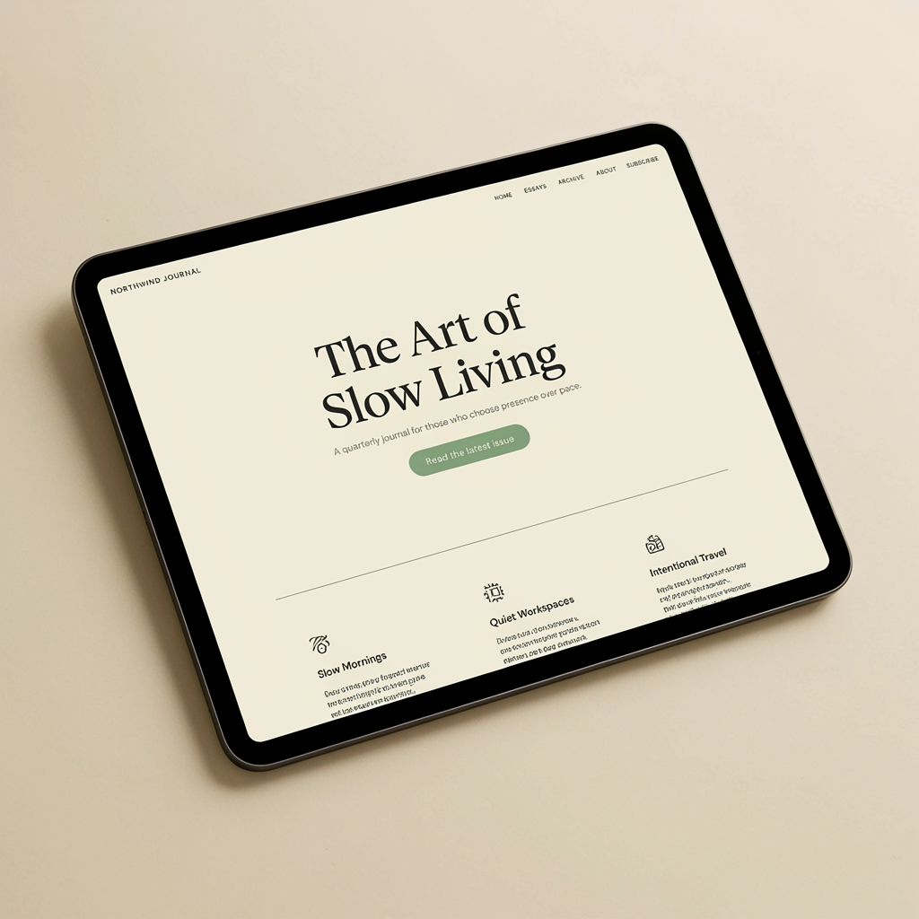Elegant Corporate Brand & Visual System